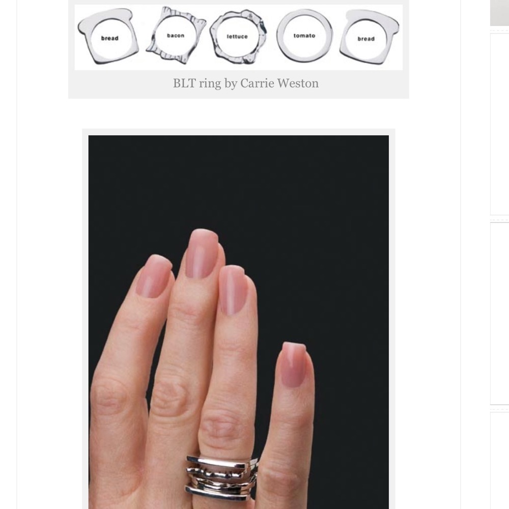 ISO Carrie Weston stackable BLT ring